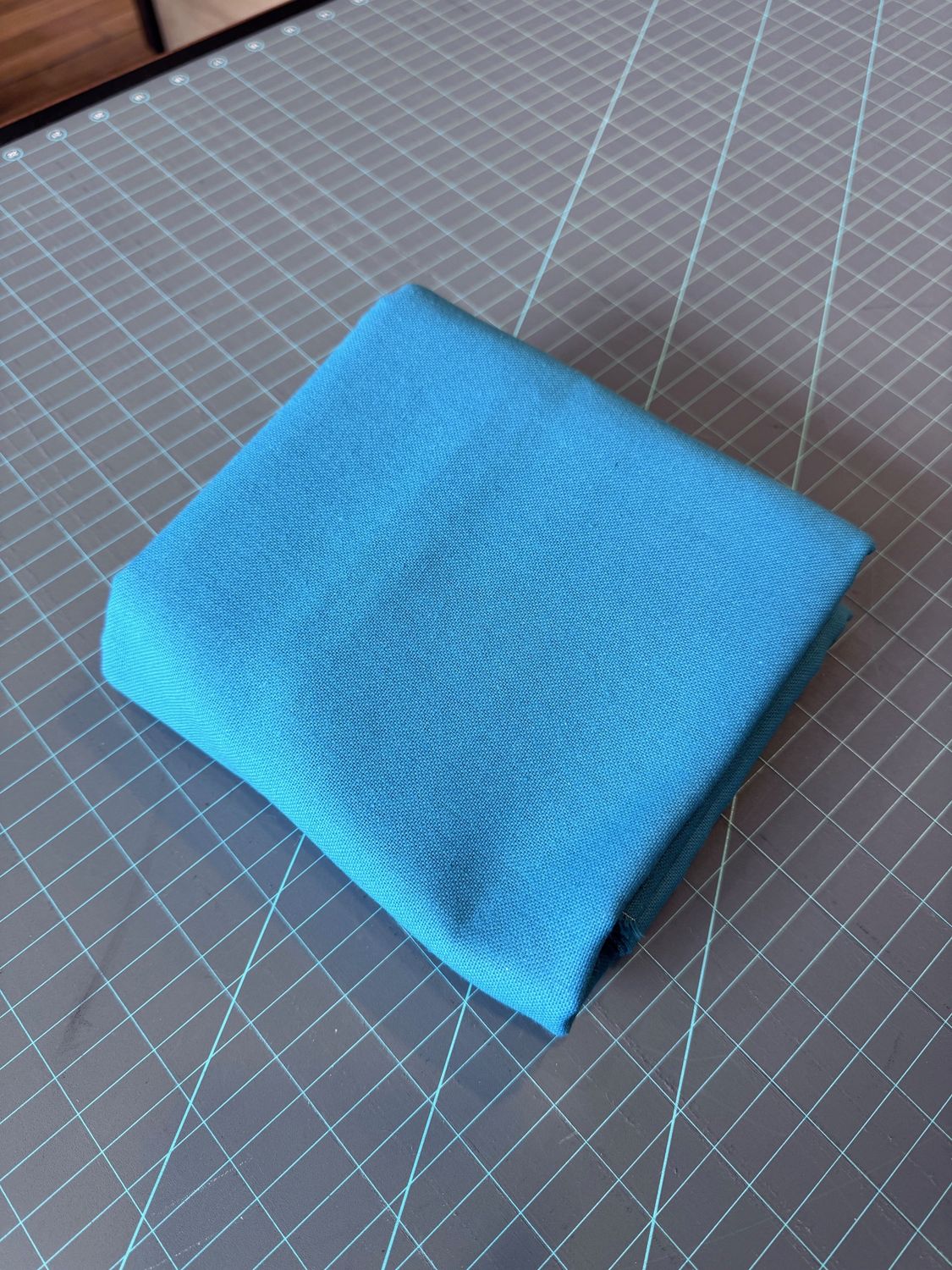 Ocean Katia Basic Cotton Canvas - 1.5 Yard Remnant *Damaged As-Is*