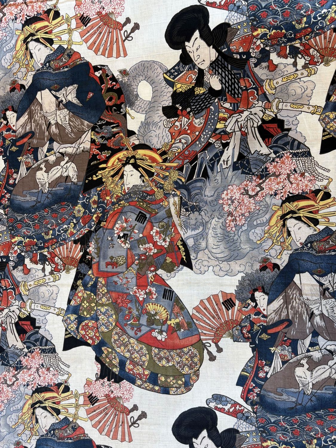 Traditional Samurai, Shantung Dobby Cotton