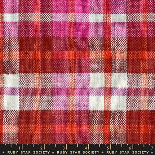 Capelet Chore Coat Woven in Pink, Warp and Weft Mystic Fable, Ruby Star Society
