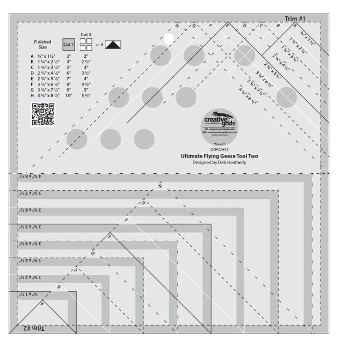 Ultimate Flying Geese Tool Two, Creative Grids