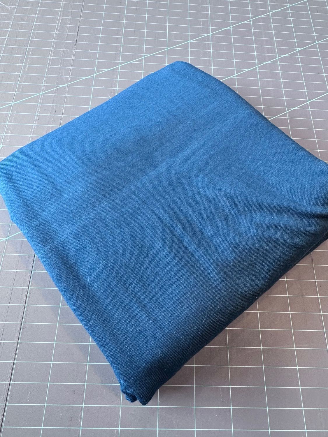 Modal Jersey Knit in Teal - 1 3/4 Yard Remnant