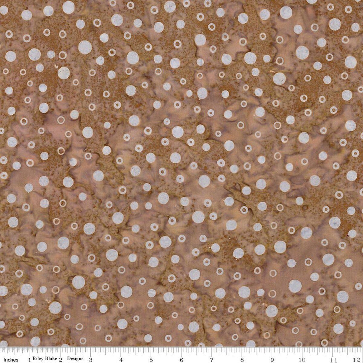 Arabella Coffee Kiss Batik, Gray &amp; Golden Riley Blake