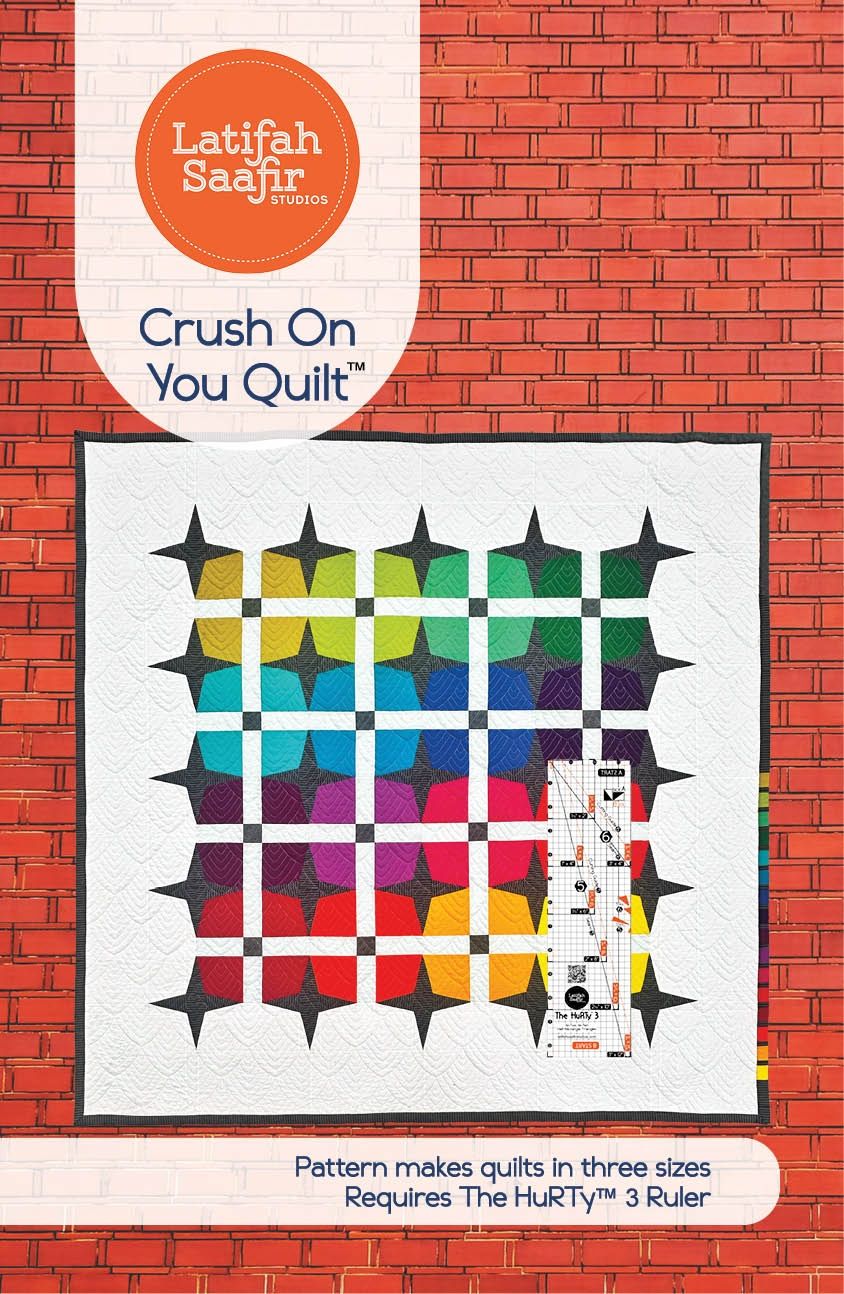 Crush on You Quilt Pattern, Latifah Saafir Studios