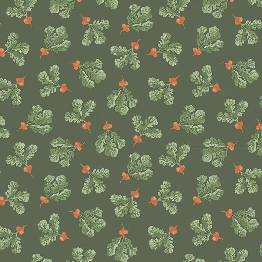 Radish in Apline Printed Cotton, Country Mouse, Dear Stella