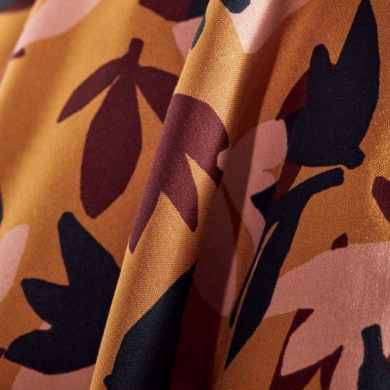 Attelier Brunette Seraphine Ochre Viscose - 1 1/2 Yard Remnant