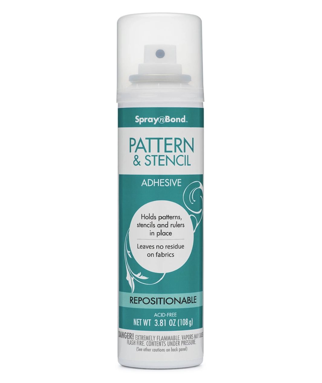 Spray and Bond Pattern Stencil Spray