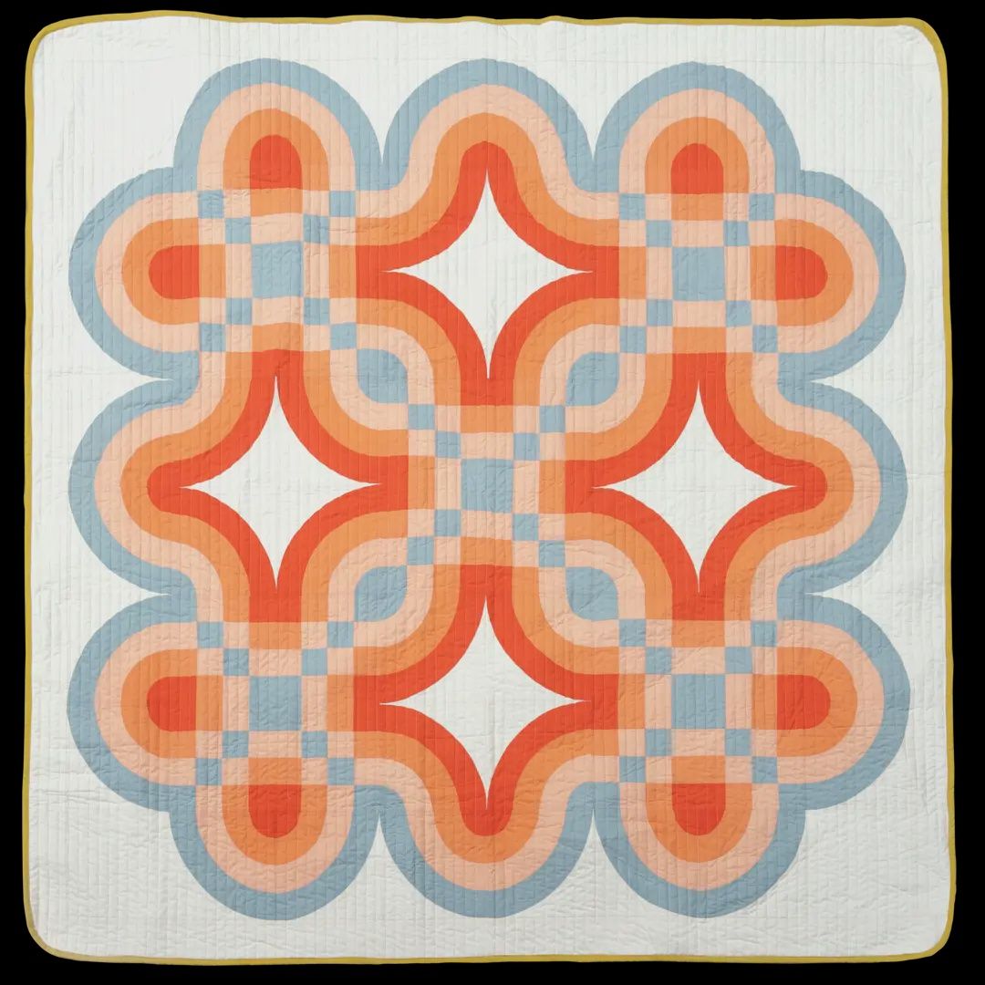 Cascade Bloom Quilt Pattern, Toad &amp; Sew