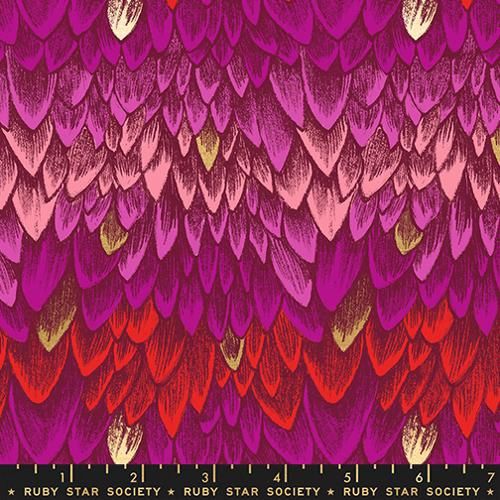 Scales in Metallic Rose, Fireglow, Ruby Star Society