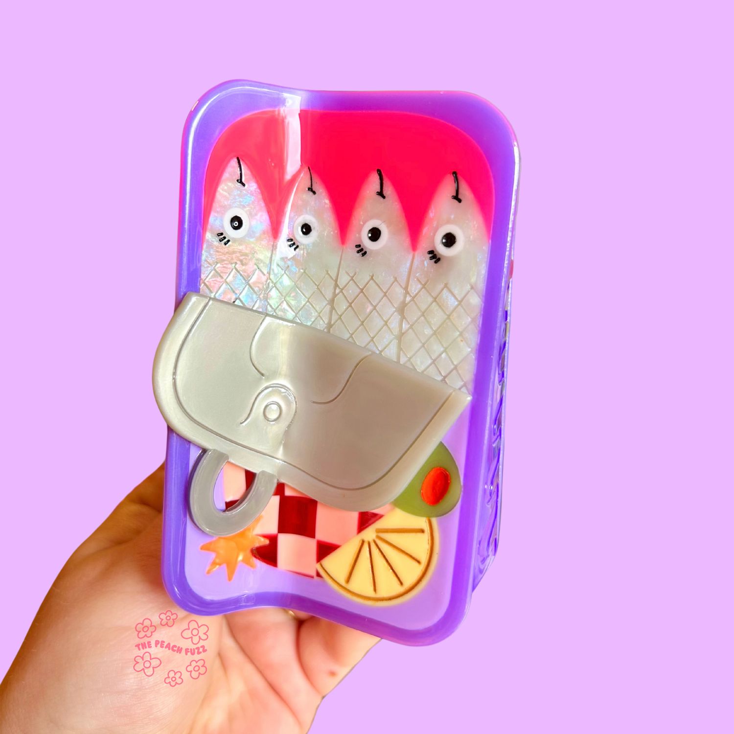 Sardine Hair Claw, Size: Large