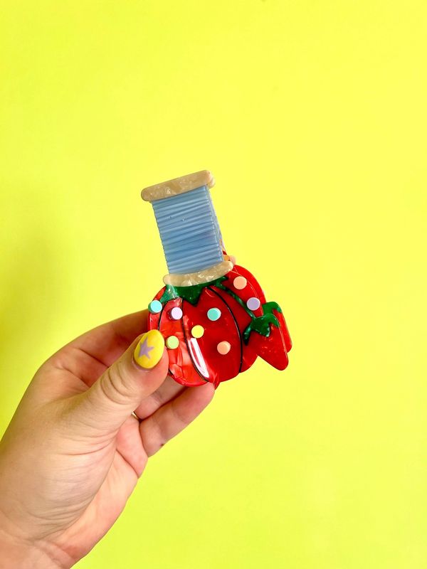 Pin Cushion Hair Claw