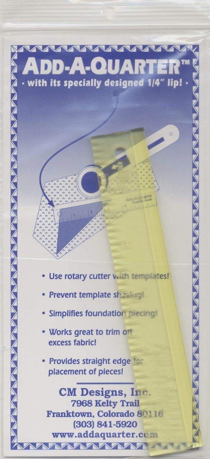 Add - A - Quarter 6" Ruler