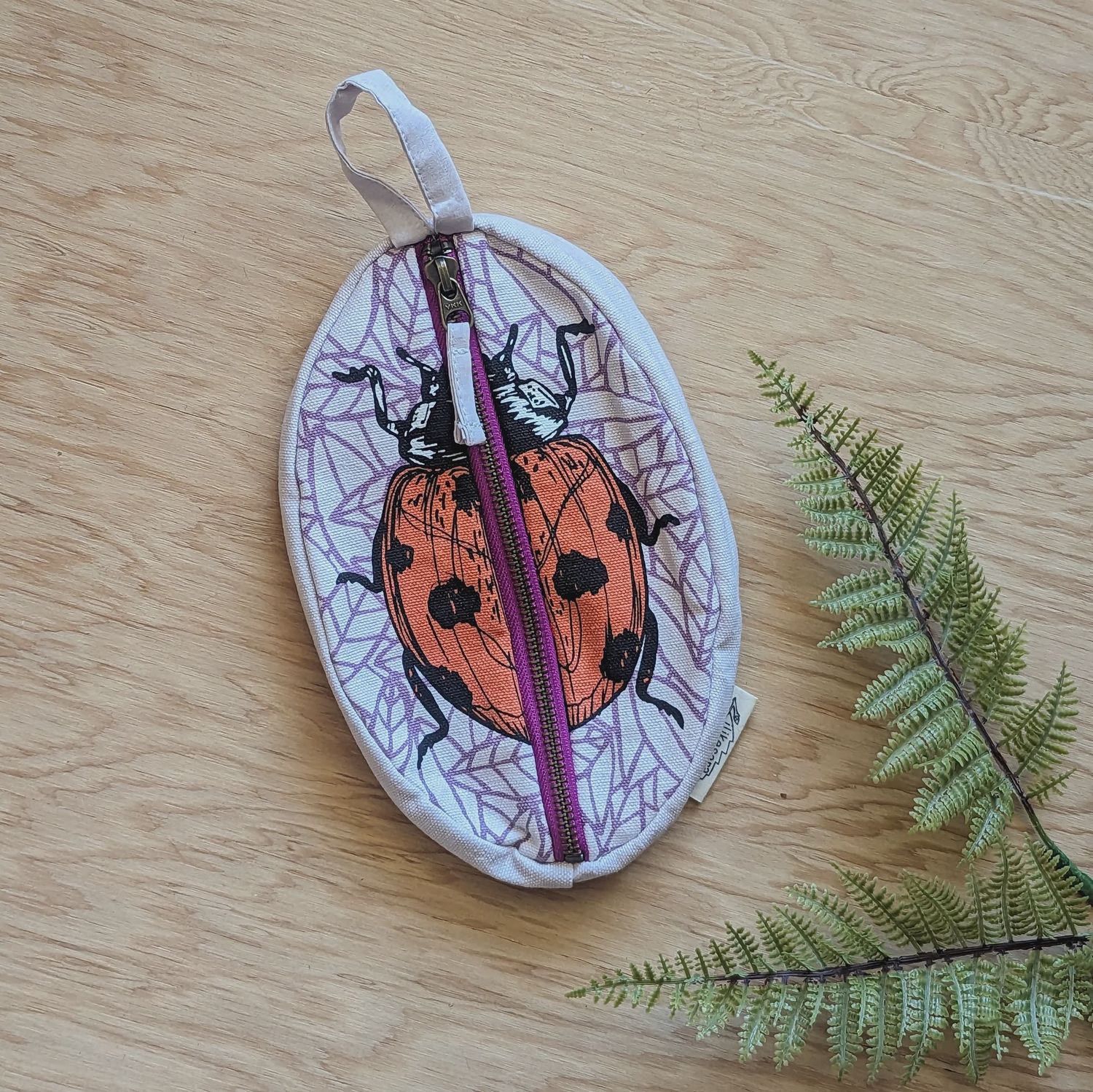 Lady Bug Zippered Pouch - ilikesara
