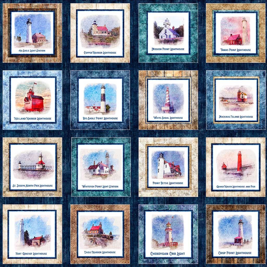 REMNANT DAMAGED AMISH 2026 - multi panel , Lighthouses