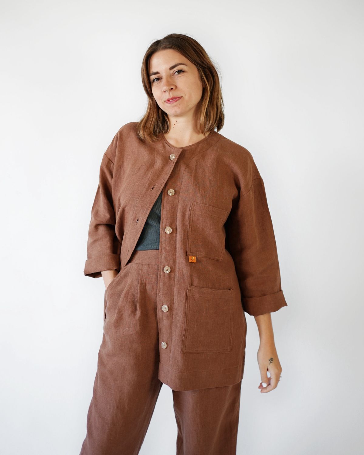 Makers Over Shirt PDF Pattern by Matchy Matchy Sewing Club