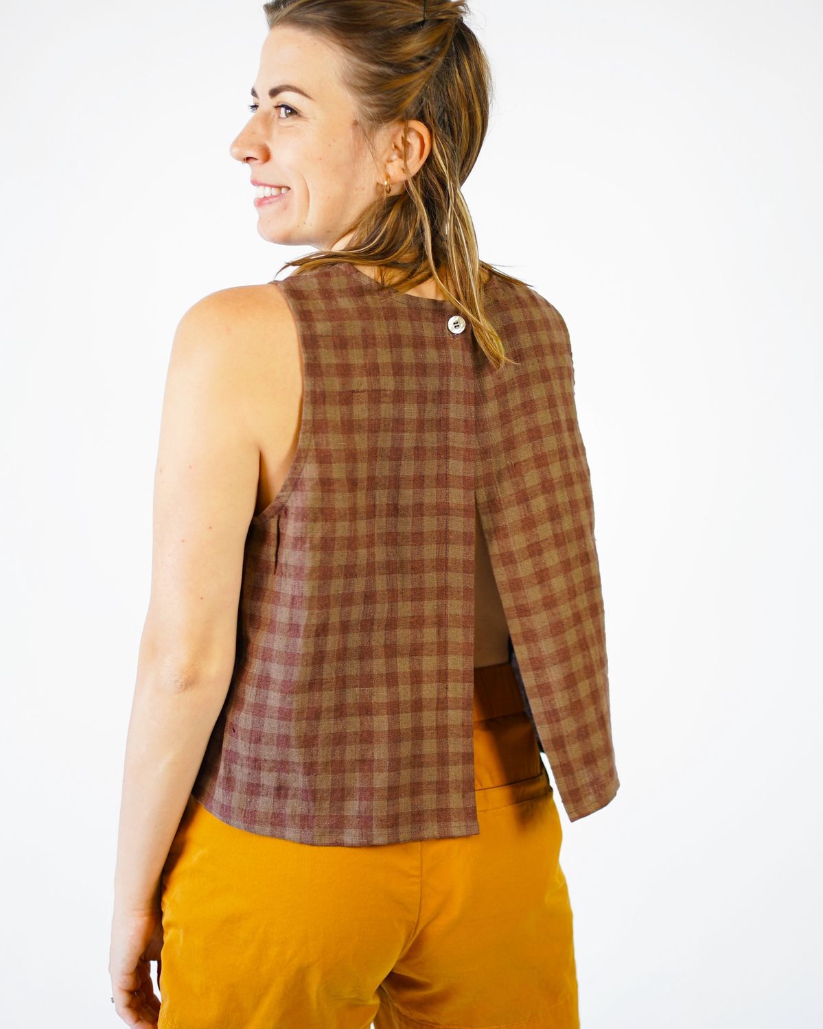 Open Back Smock Top PDF Pattern by Matchy Matchy Sewing Club