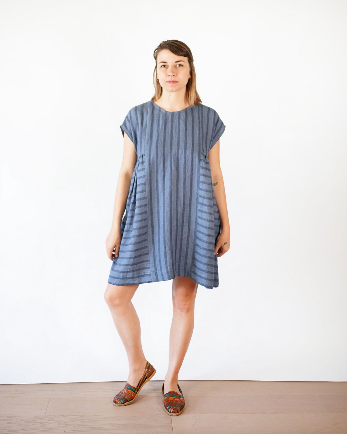 Collage Gather Dress PDF Pattern by Matchy Matchy Sewing Club