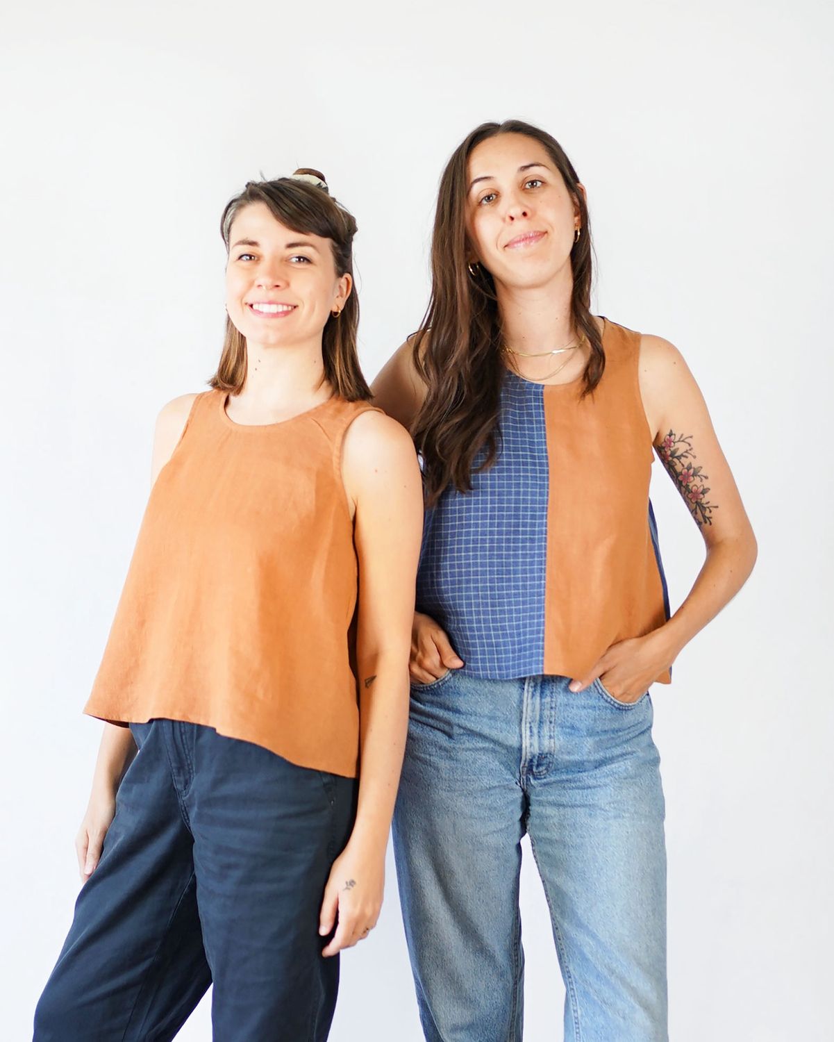 Peplum Split Tank PDF Pattern by Matchy Matchy Sewing Club
