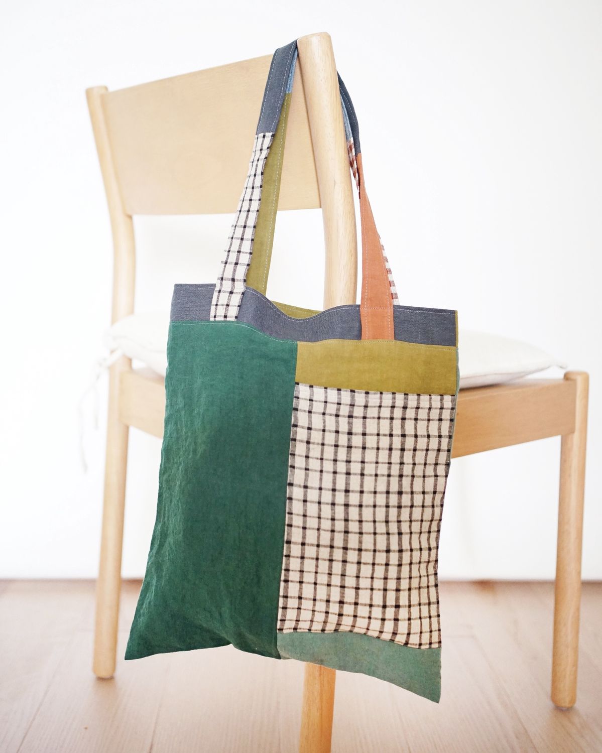 Stash Pocket Tote PDF Pattern by Matchy Matchy Sewing Club