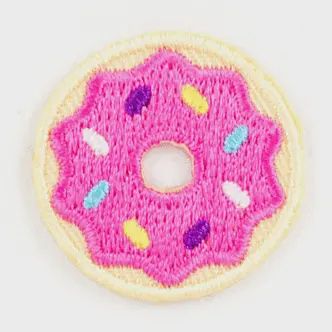 Donut, Embroidered Sticker Patch