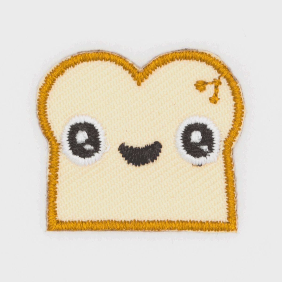 Bread Face, Emboridered Sticker Patch