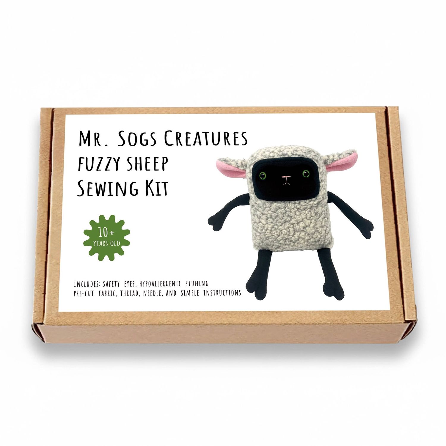 Fuzzy Sheep DIY Plush Sewing Kit