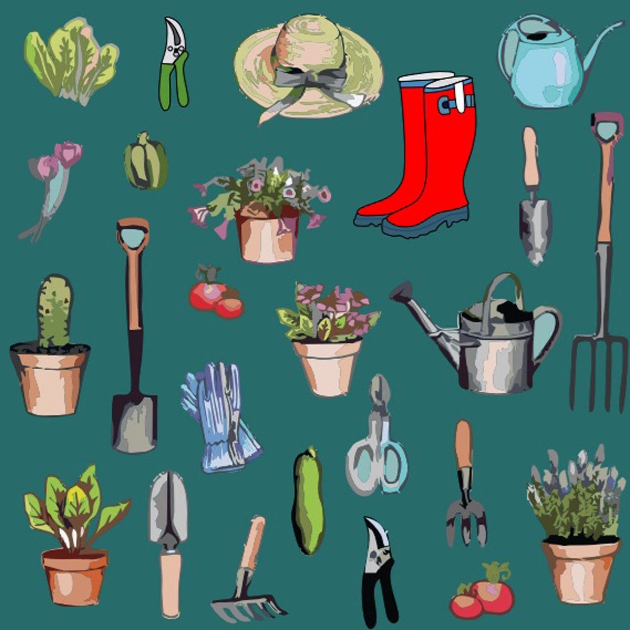 Garden Lovers 2 Cotton Print Sewing Sanctuary