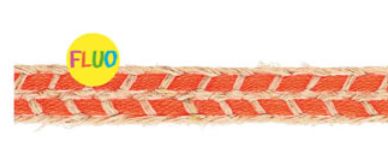 Bicolor Braided Trim 3/8", by the yard