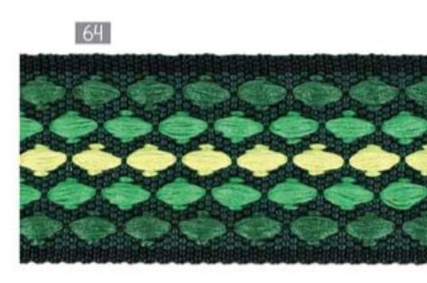 Rhombus Webbing 1.5", Green, by the yard