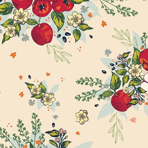 The Orchard in Apple Grove by Maureen Cracknell for AGF Fabrics