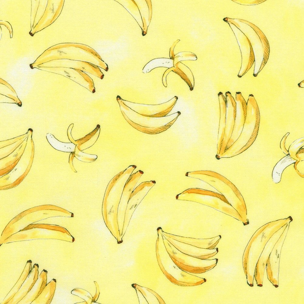 Banana, Garden Goodness, Printed Cotton