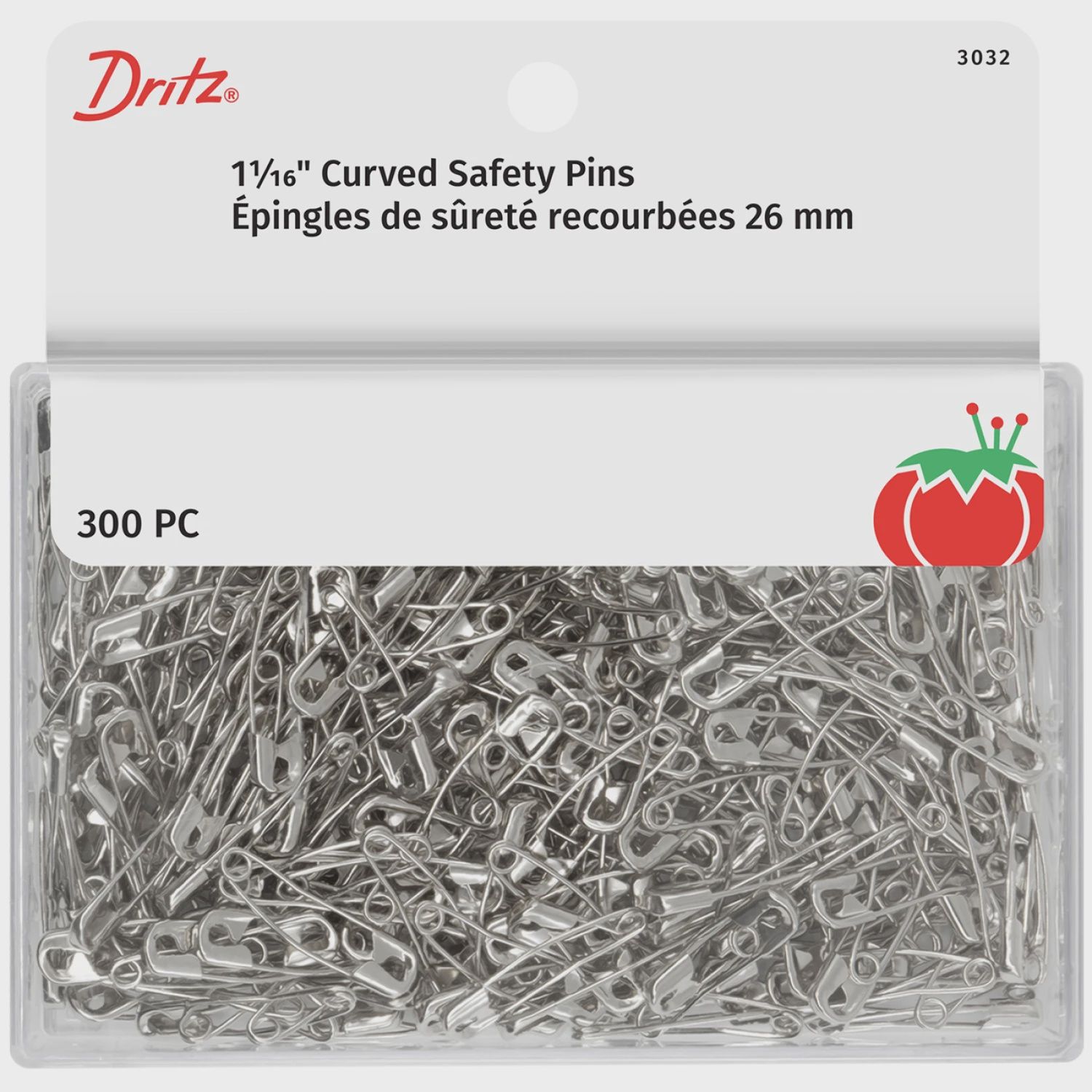 Curved Basting Pins 1 1/16" - 300 count