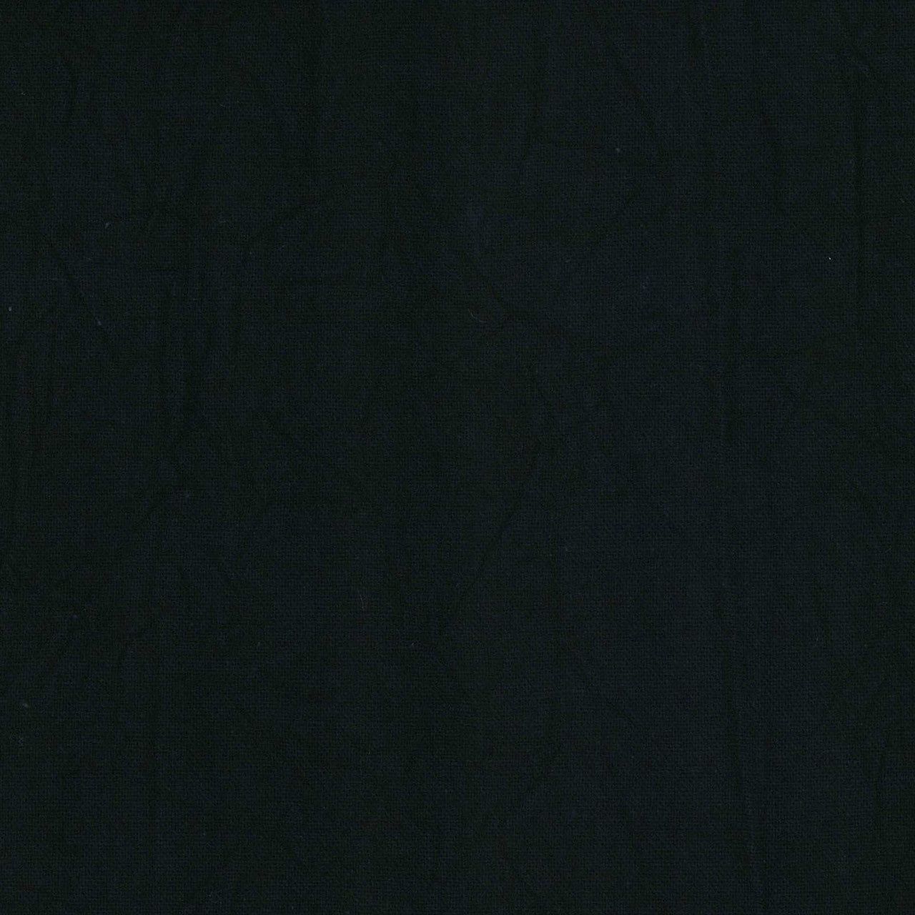 Cotton Linen Blend Duck Canvas, Japanese Import, Color: Black