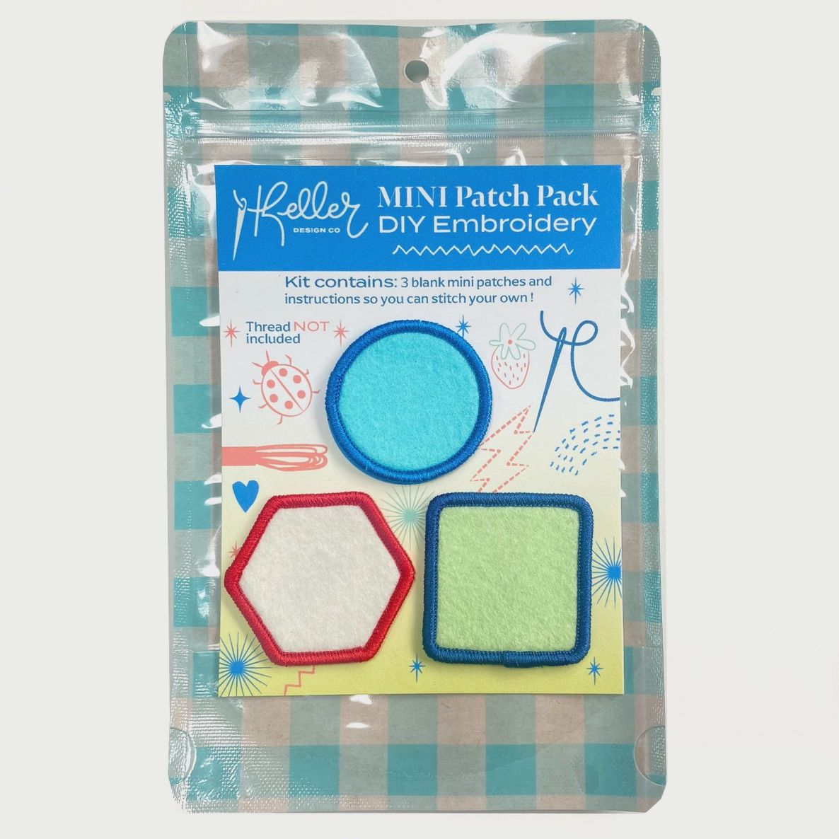 Mini DIY Embroidery Patch Pack