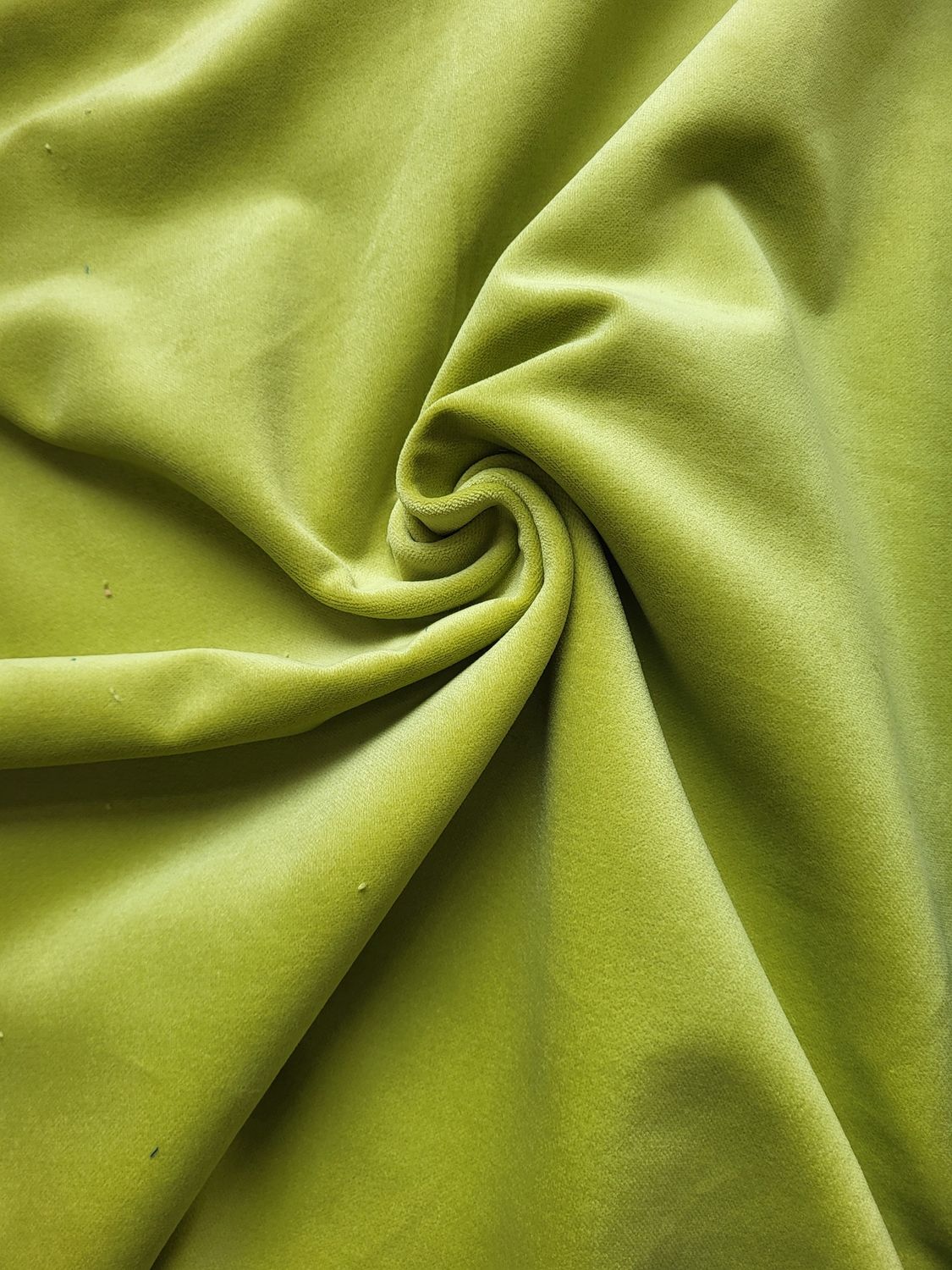 Brussels Cotton Velvet (assorted colors), Color: Chartreuse