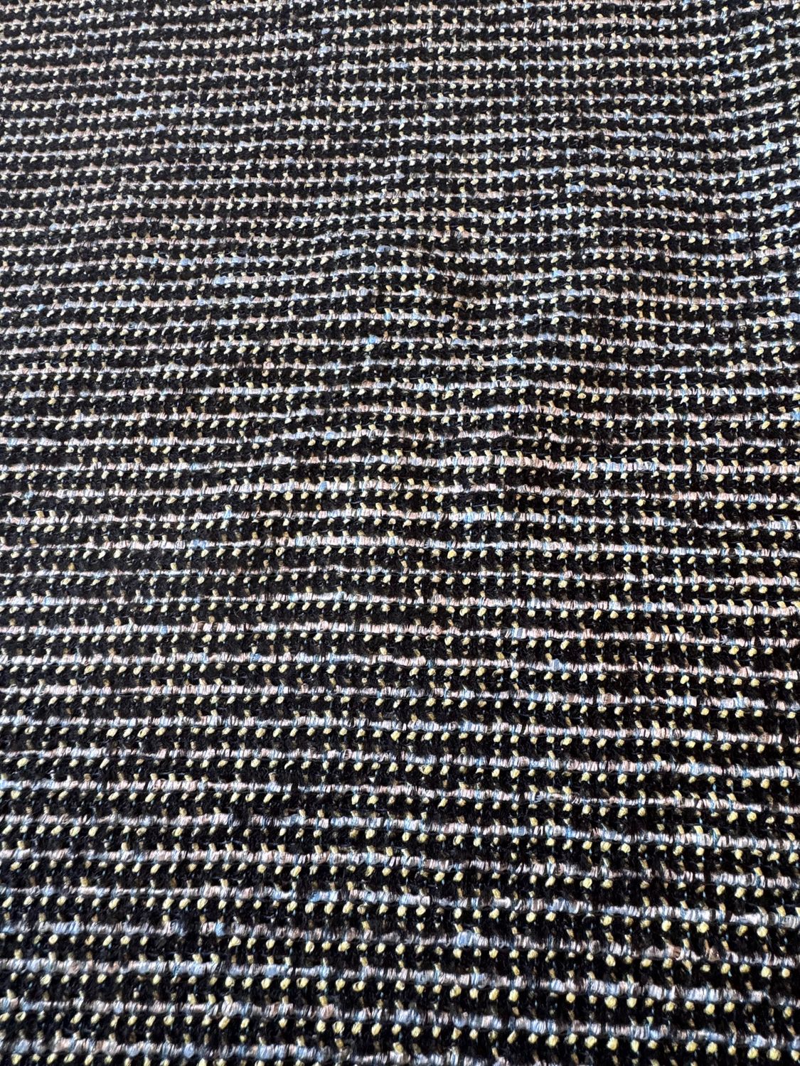 Italian Designer Wool Tweed (assorted colors), Color: Olive Shadow Tweed