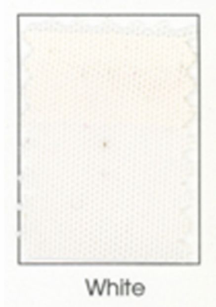 Power Mesh, White with Sheen