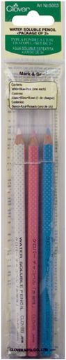 Clover - Water Soluble Pencils - 3 Pack