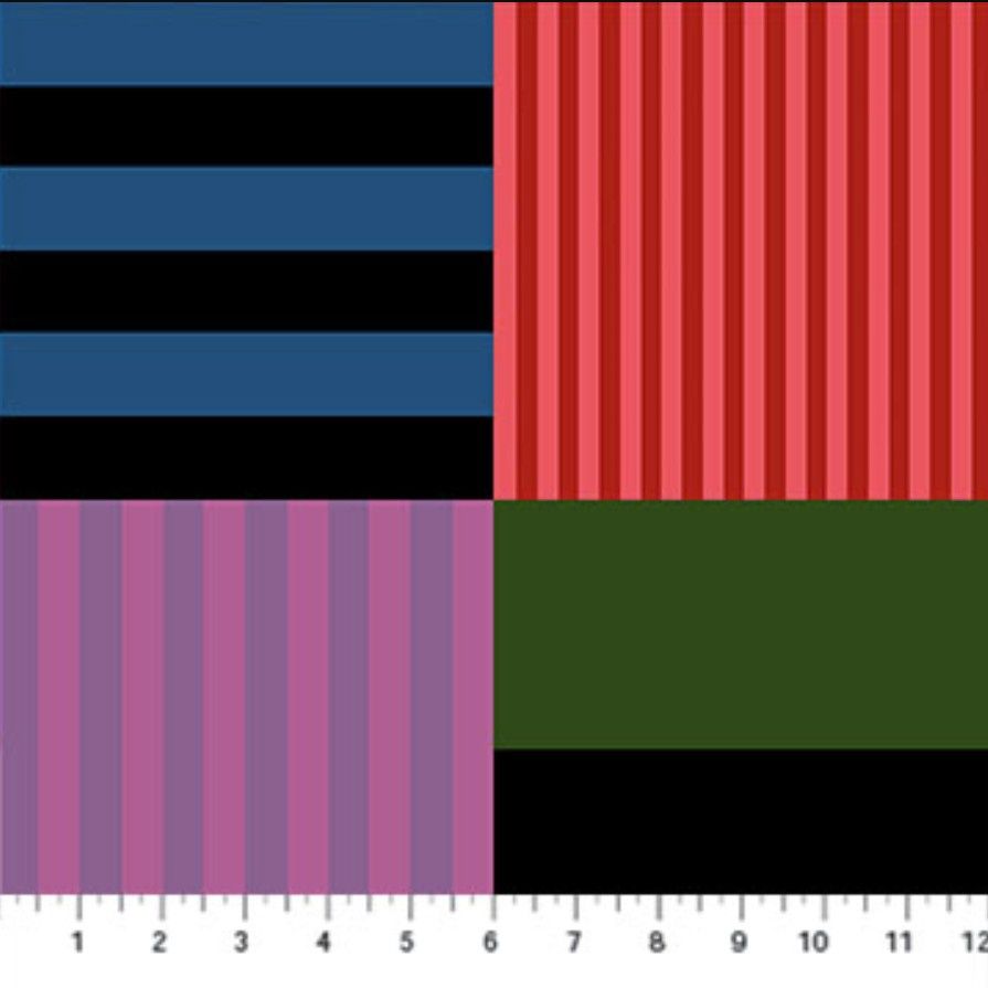 Backings No. 5 Bold Flags - Anna Maria Textiles - 108"w