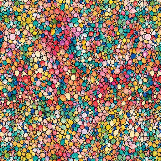 Mosaic Stones, Illuminations, Printed Cotton