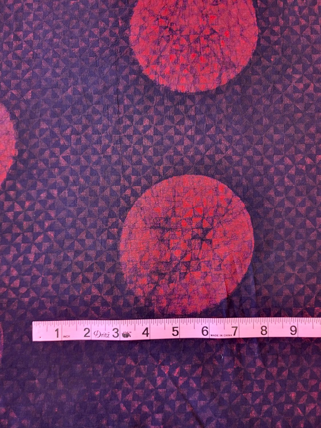 Mud Resist Dye Cotton - Midnight Bloom