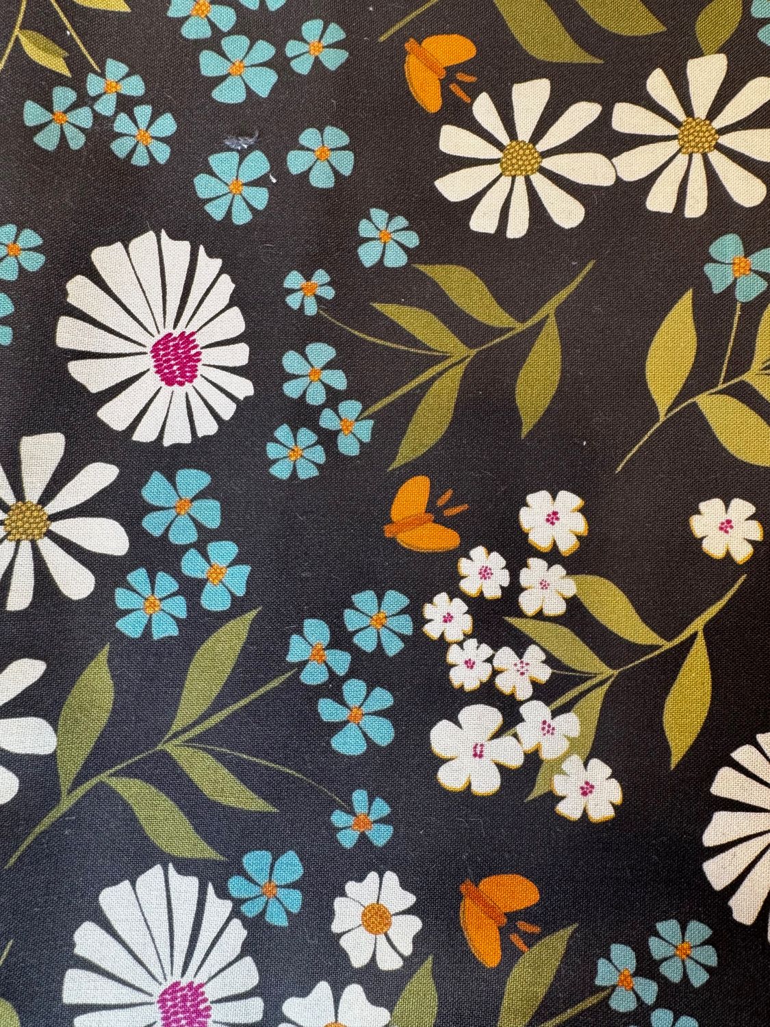 Winged Garden - Floral on Chocolate