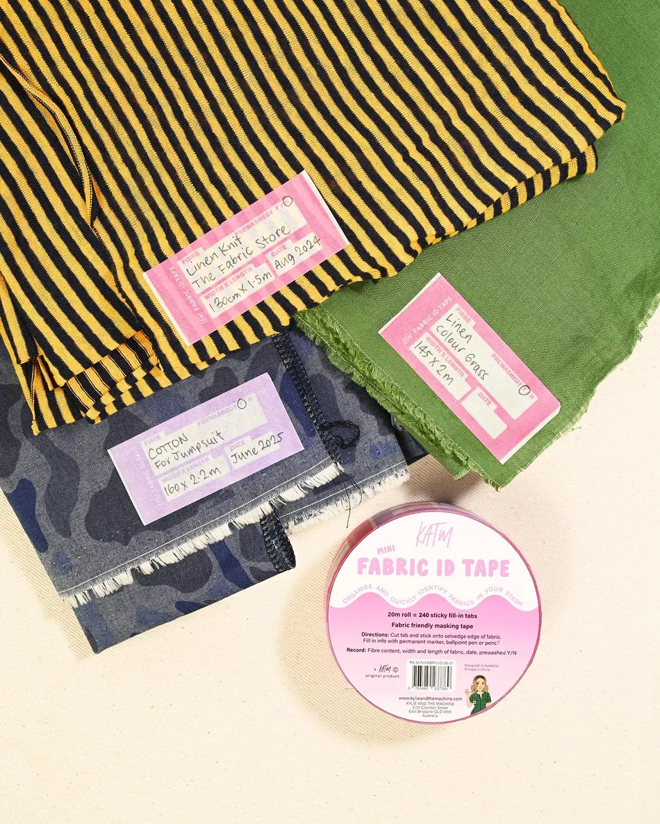Mini Fabric ID Tape, Kylie and the Machine