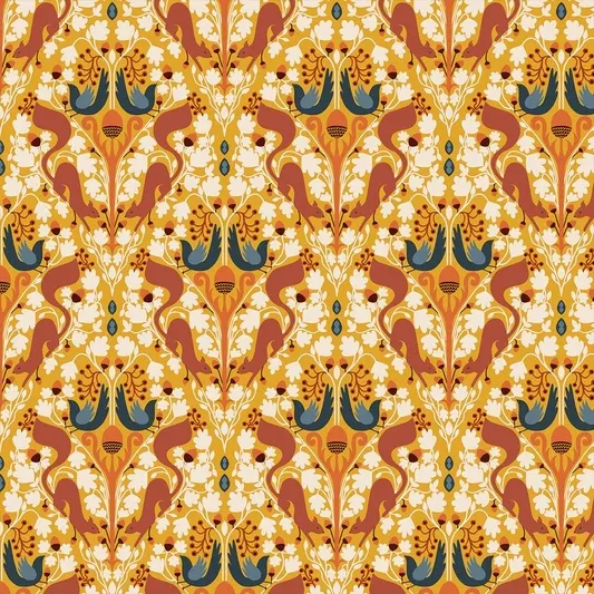 Nutcrackers, New Forest Printed Cotton
