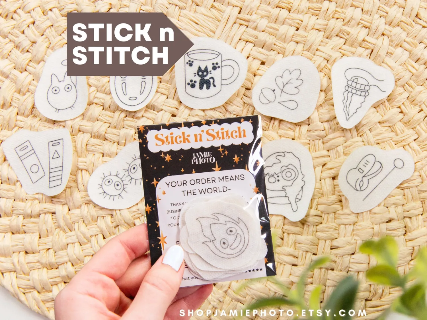 Anime, Embroidery Stick and Stitch Pack
