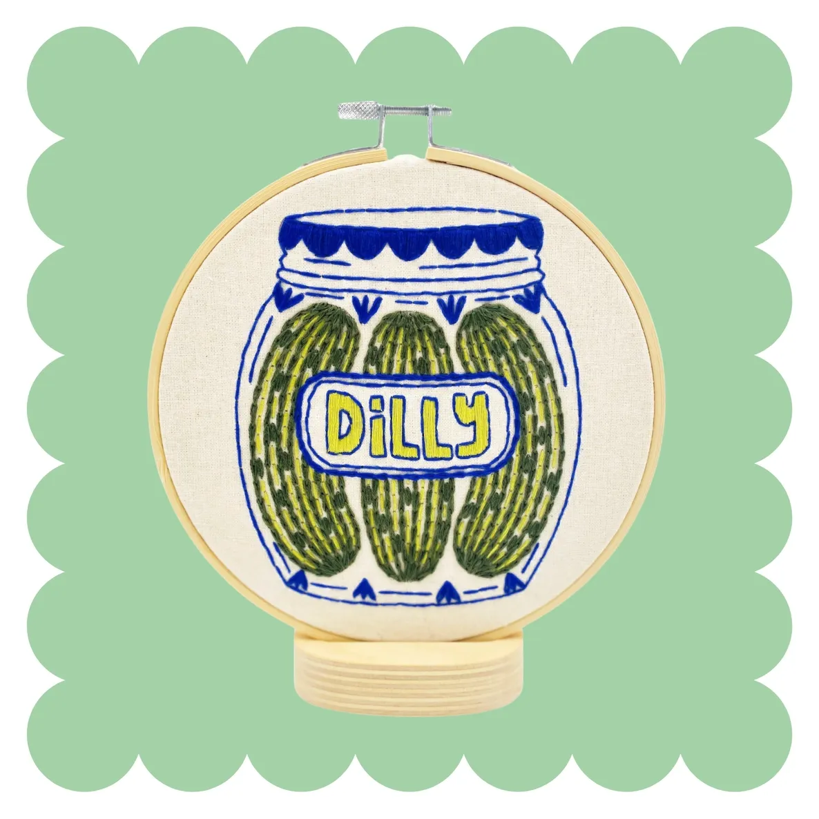 Pickles, Embroidery Kit, Hook Line &amp; Tinker