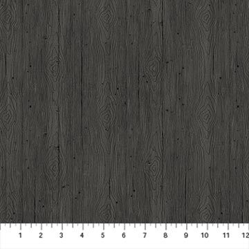 Woodgrain in Light Charcoal, Tanglewood, Printed Cotton