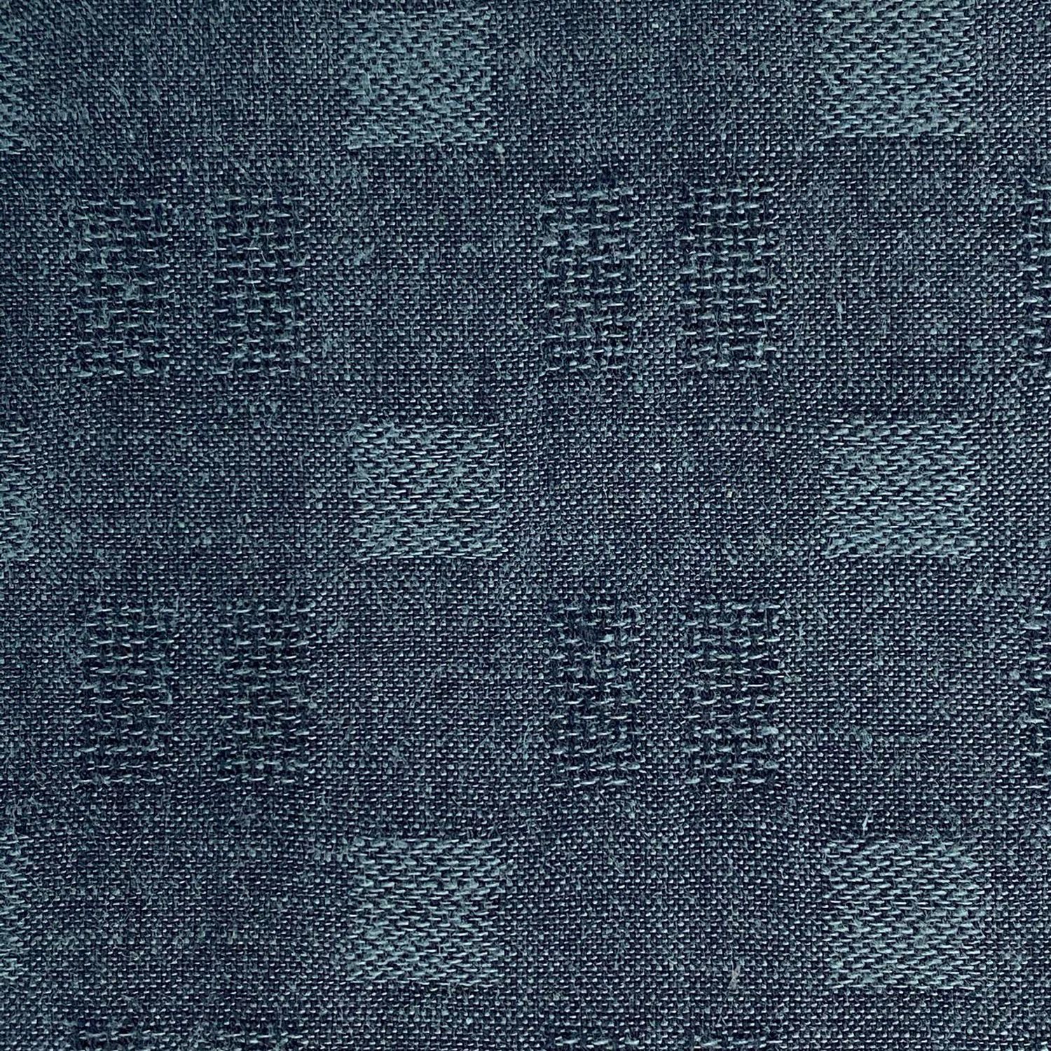 Nikko Waffle Texture Weave, Indigo Granite, Diamond Textiles