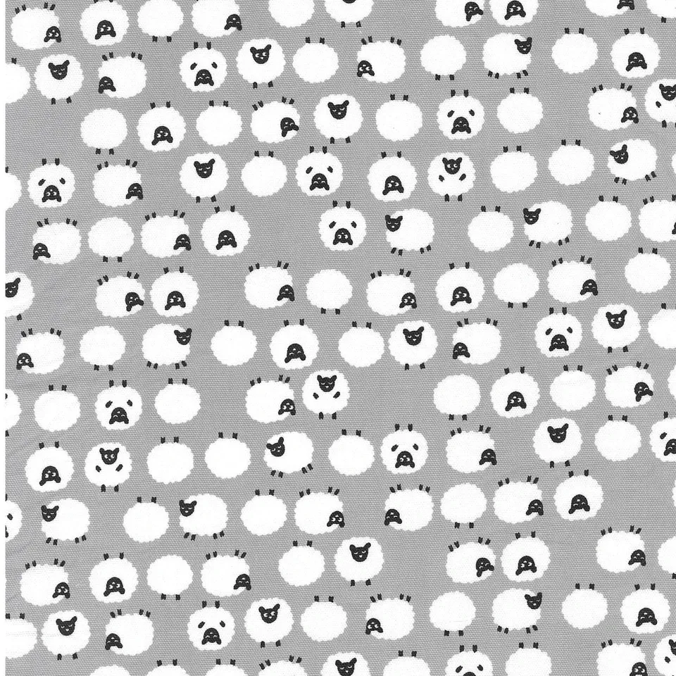 Sheep Simple Palette, Cotton Oxford, Japanese Import