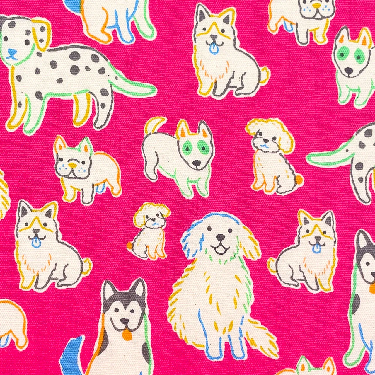 Wan - Wan Paradise in Pink, Printed Cotton, Japanese Import