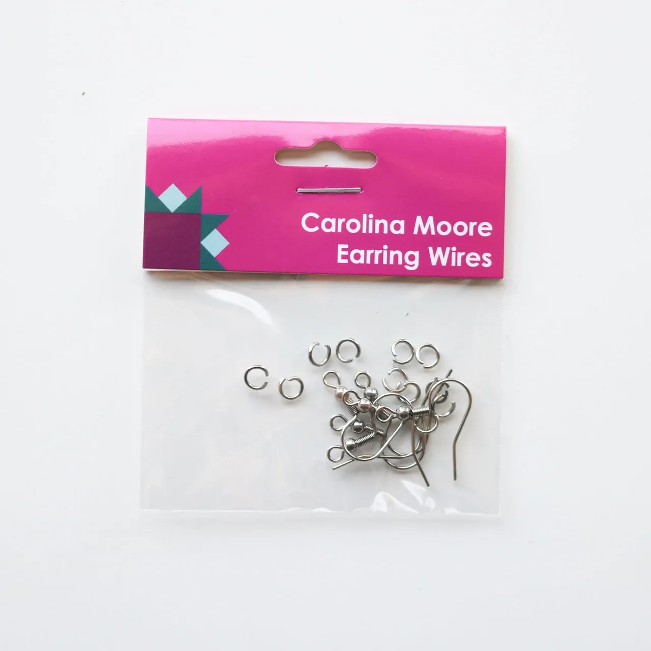 Earring Wires, 3 pairs, Silver